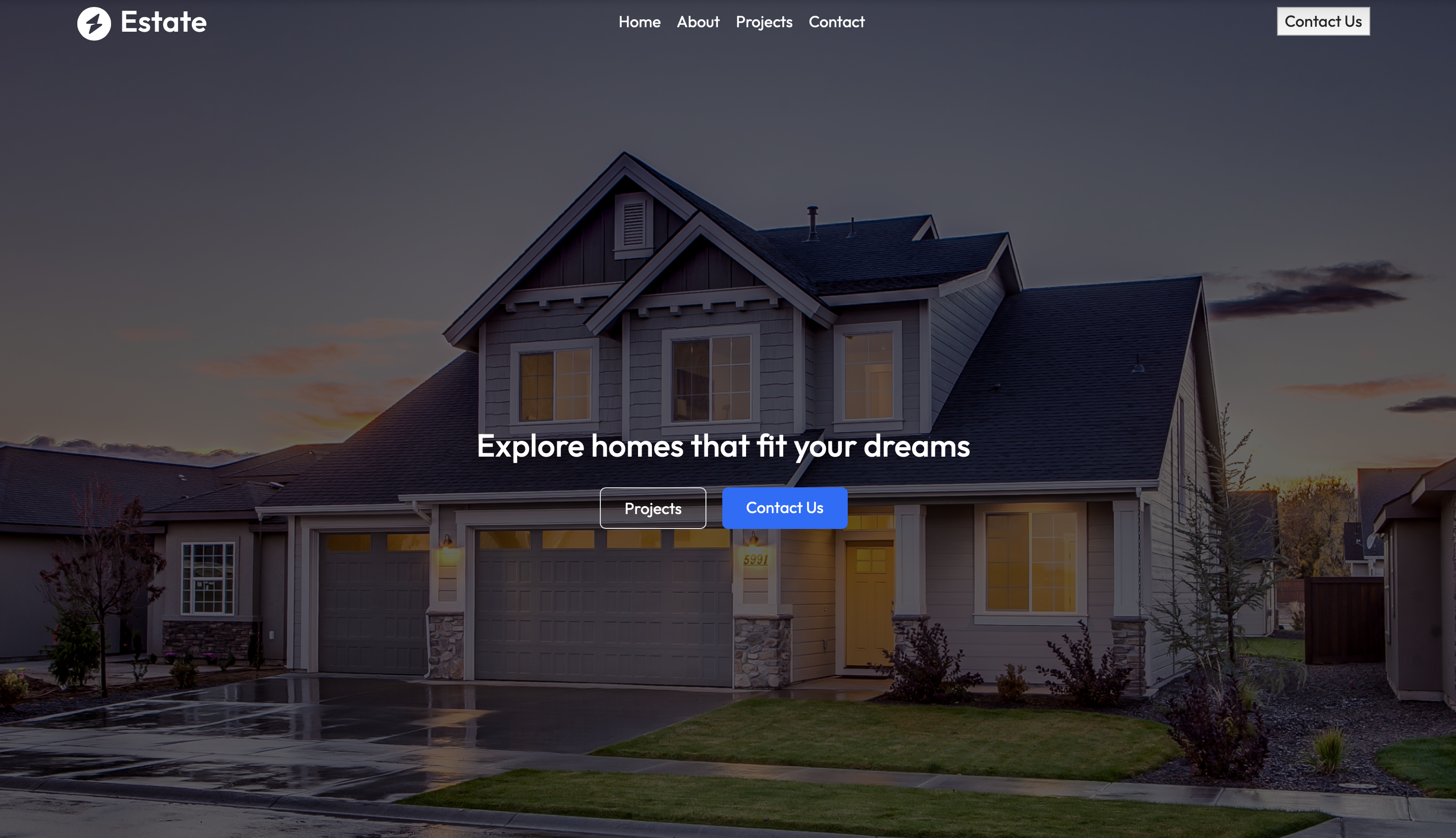 Estate Website Image